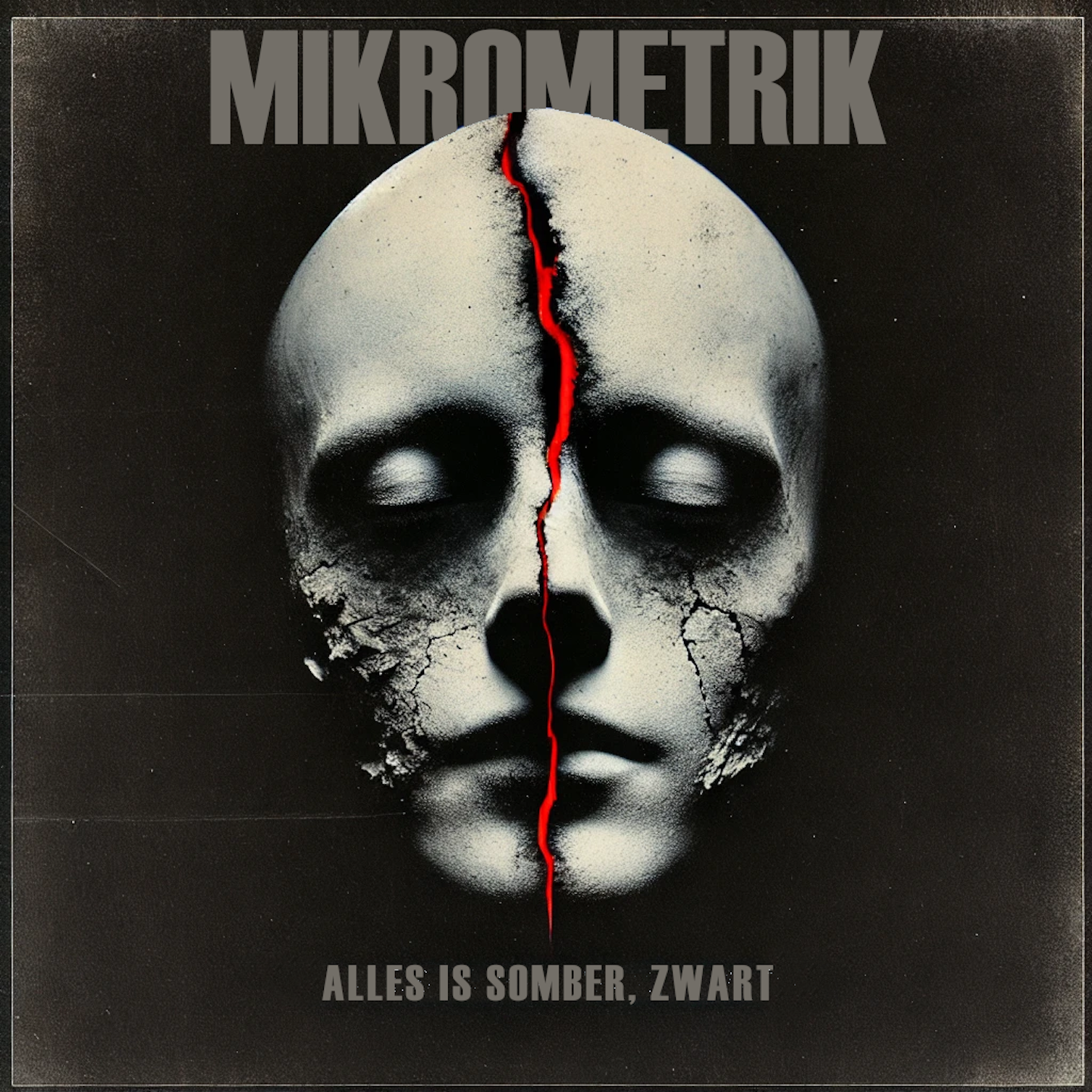 Cover for Alles is somber, Zwart